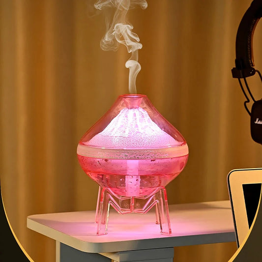 Color-Changing Volcano Lamp Humidifier